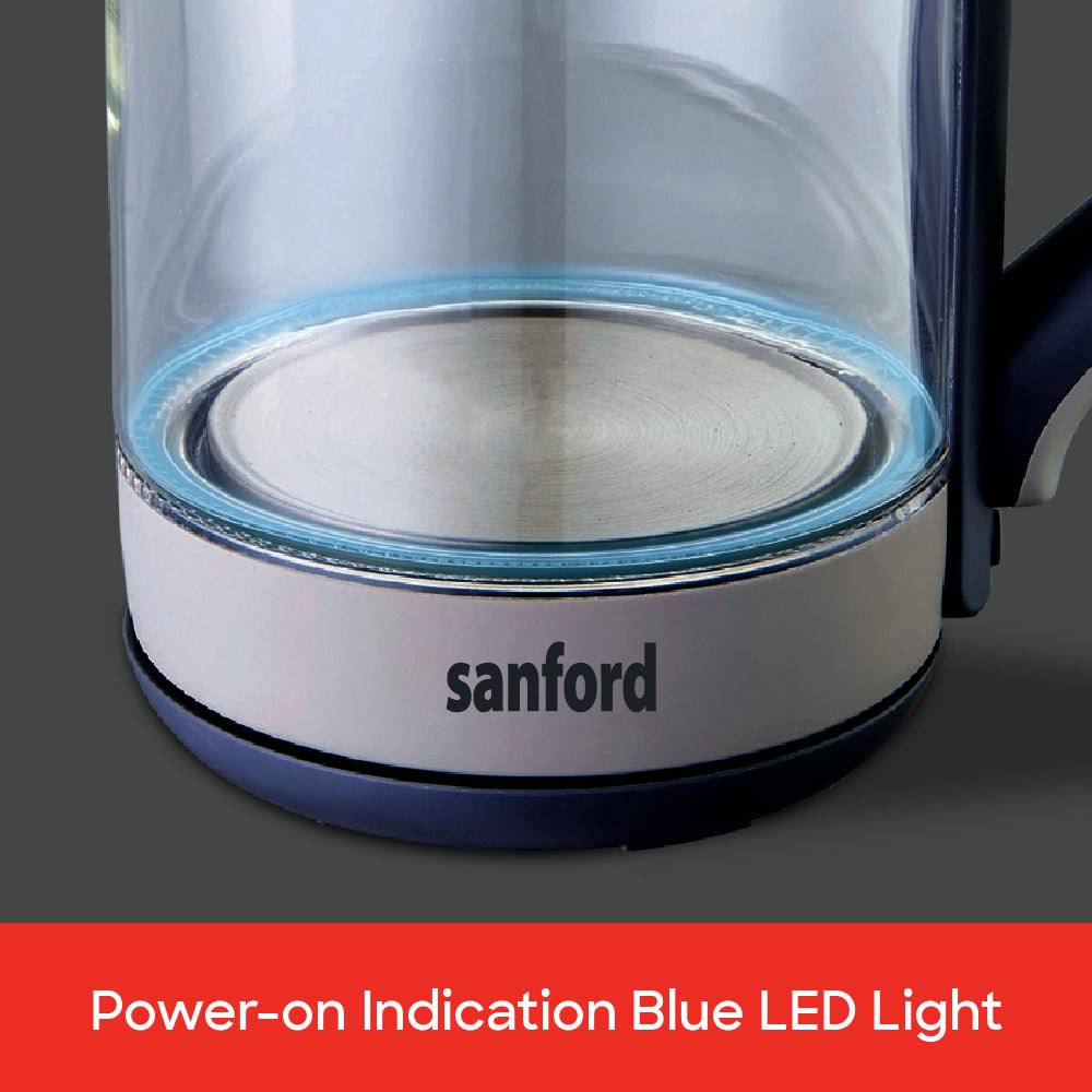 SF3354EK - 1.8L Glass Electric Kettle - SANFORD MIDDLE EAST DWC L.L.C