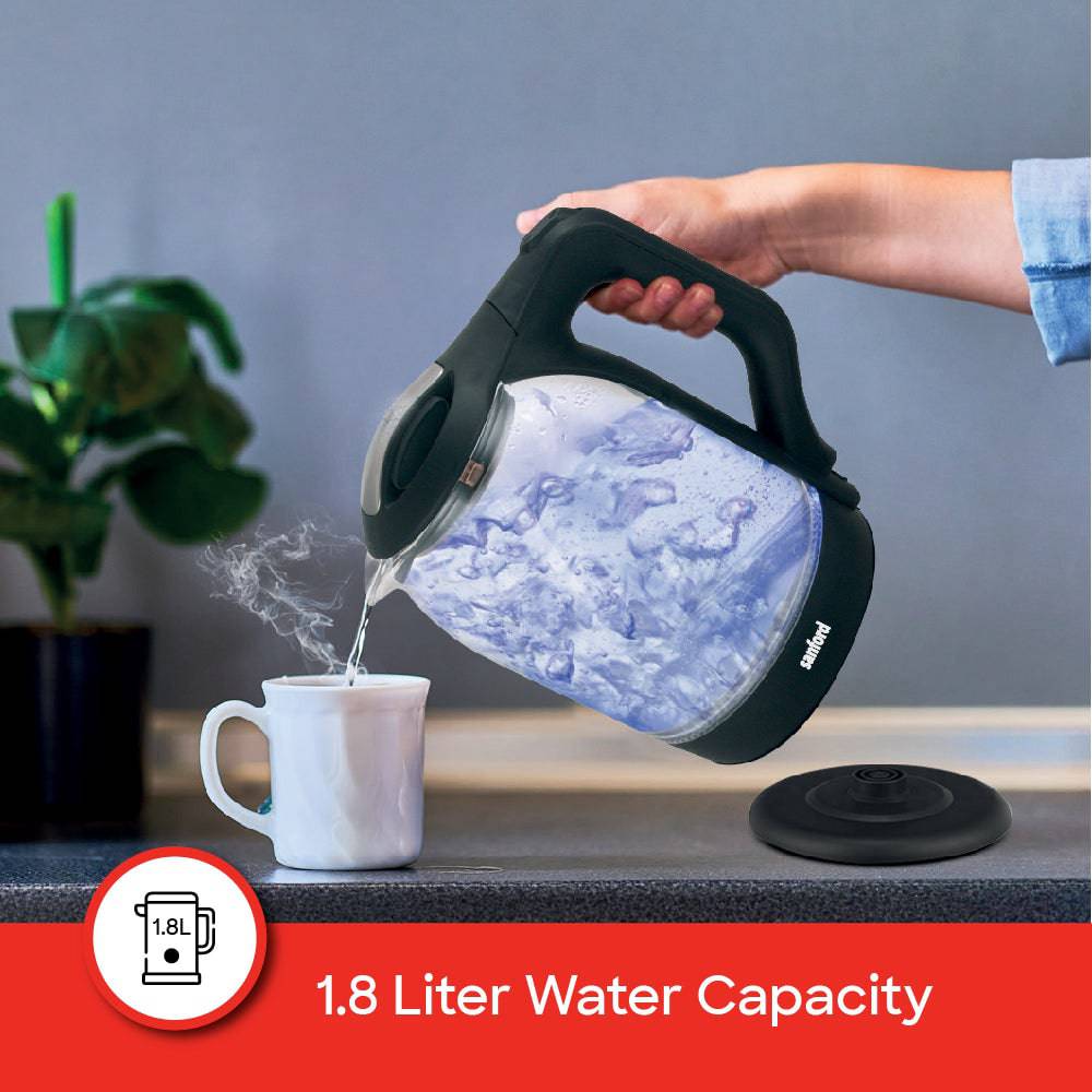 SF3354EK - 1.8L Glass Electric Kettle - SANFORD MIDDLE EAST DWC L.L.C