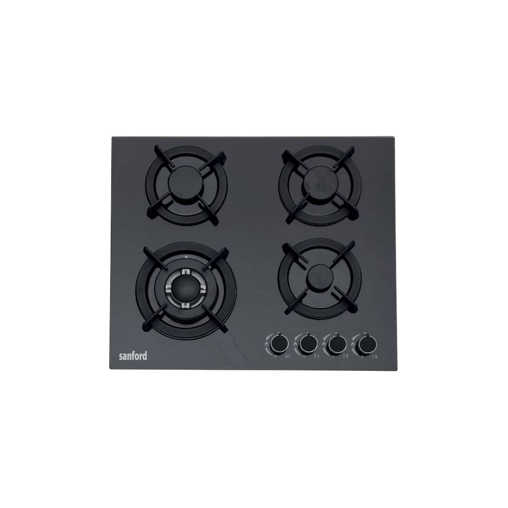 Sanford Glass Top  Basel 4-Burner Gas Hob with FSD Safety device | SF5451GH-FSD - SANFORD MIDDLE EAST DWC L.L.C