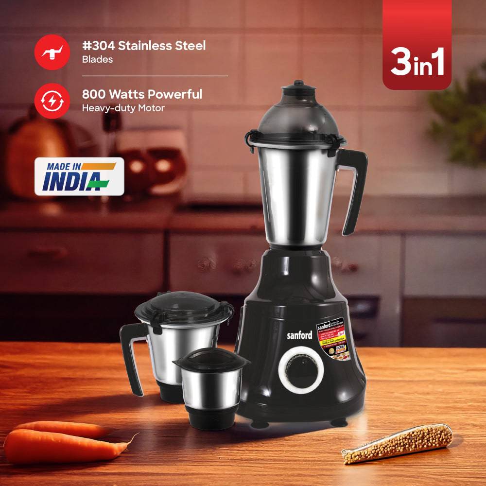 Sanford 3 in 1 Multifunctional Mixer Grinder With Power full 800 Motor |SF5902GM-A - SANFORD MIDDLE EAST DWC L.L.C