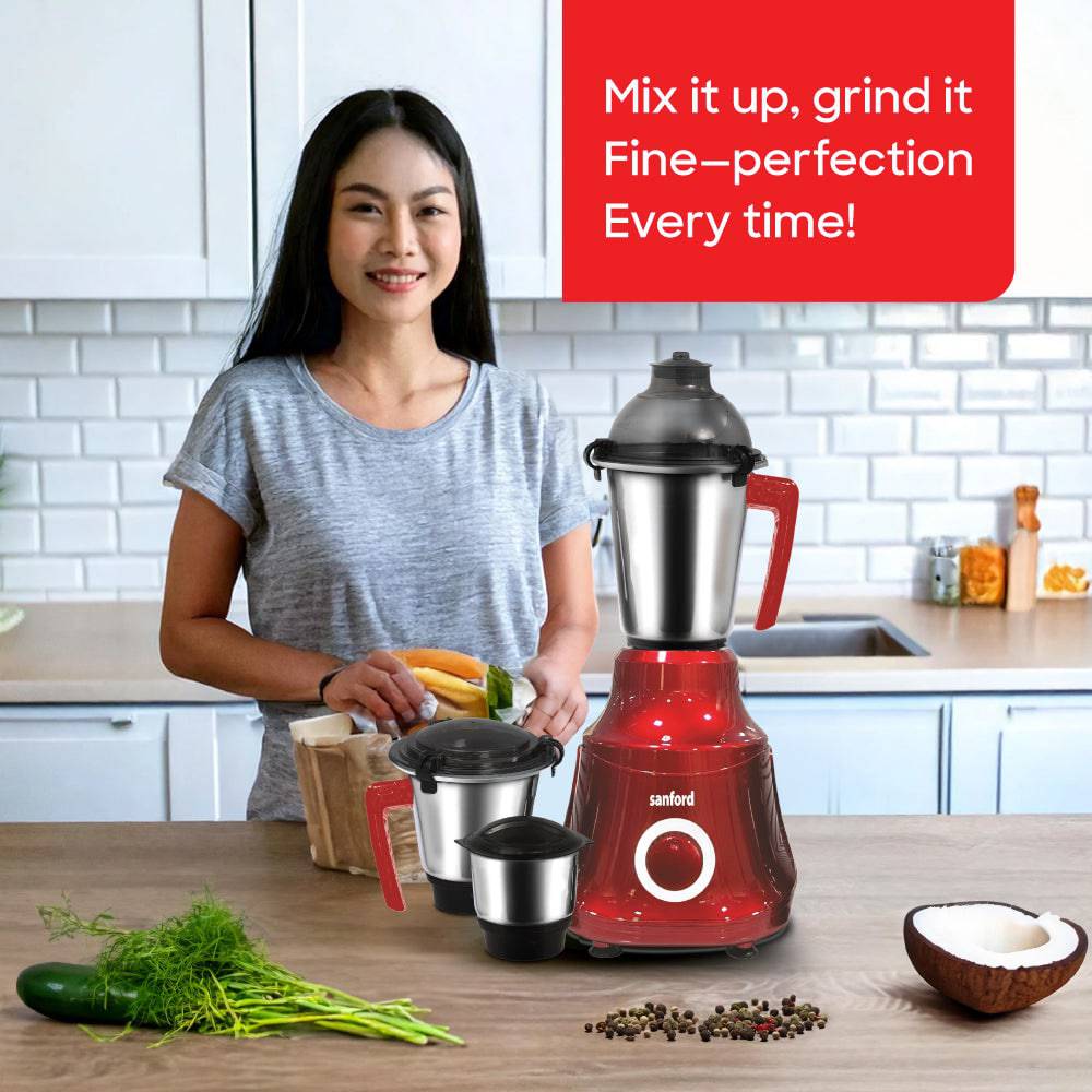 Sanford 3 in 1 Multifunctional Mixer Grinder With Power full 800 Motor |SF5902GM-A - SANFORD MIDDLE EAST DWC L.L.C