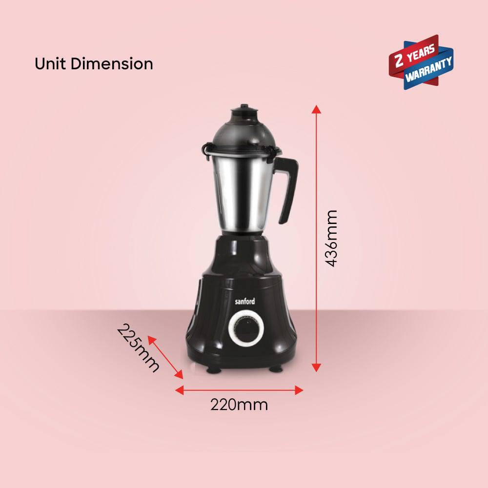 Sanford 3 in 1 Multifunctional Mixer Grinder With Power full 800 Motor |SF5902GM-A - SANFORD MIDDLE EAST DWC L.L.C