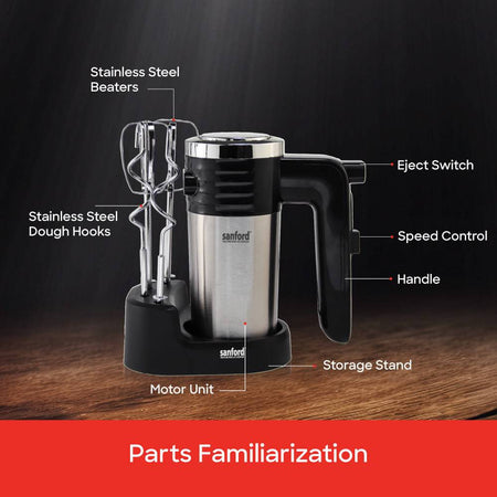 Sanford Multifunctional Hand Mixer | SF1337HM - SANFORD MIDDLE EAST DWC L.L.C