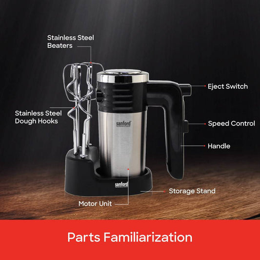 Sanford Multifunctional Hand Mixer | SF1337HM - SANFORD MIDDLE EAST DWC L.L.C