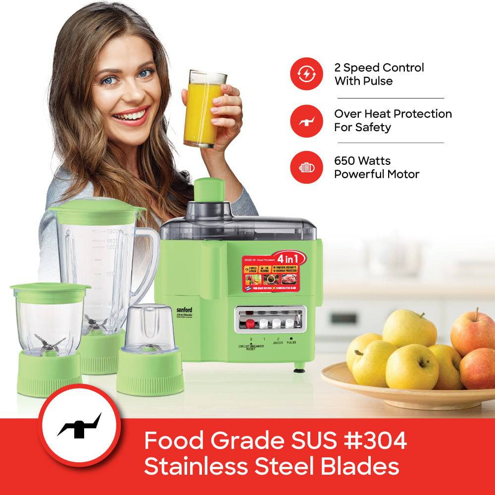 Sanford 4-in-1 Multi-Functional Food Processor | SF5501JB - SANFORD MIDDLE EAST DWC L.L.C