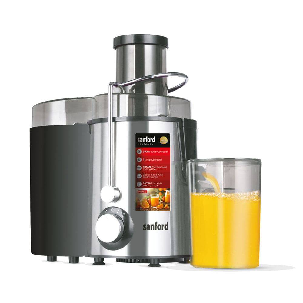 Sanford juicer extractor for fresh fruit and vegetable juice