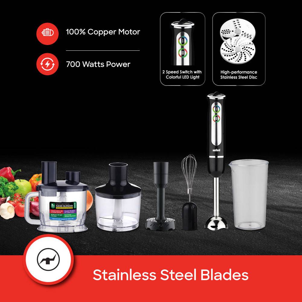 Sanford 8 In1 Multifunctional Hand Blender | SF6852MHB - SANFORD MIDDLE EAST DWC L.L.C