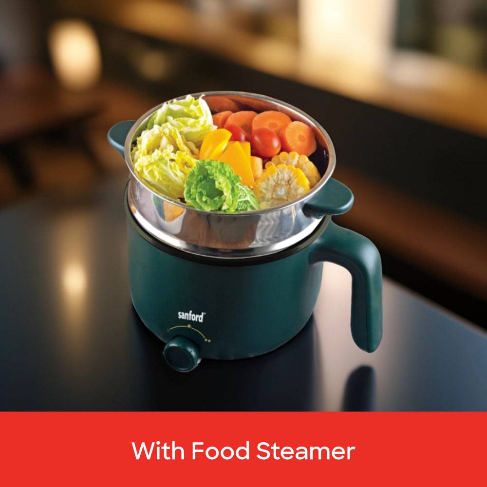 Sanford electric multi-cooker boil-dry protection and safety features