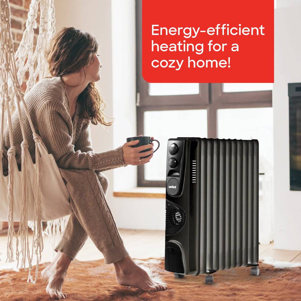 Sanford 13 Fins Oil Heater With Turbo Fan Function| SF1212OH - SANFORD MIDDLE EAST DWC L.L.C
