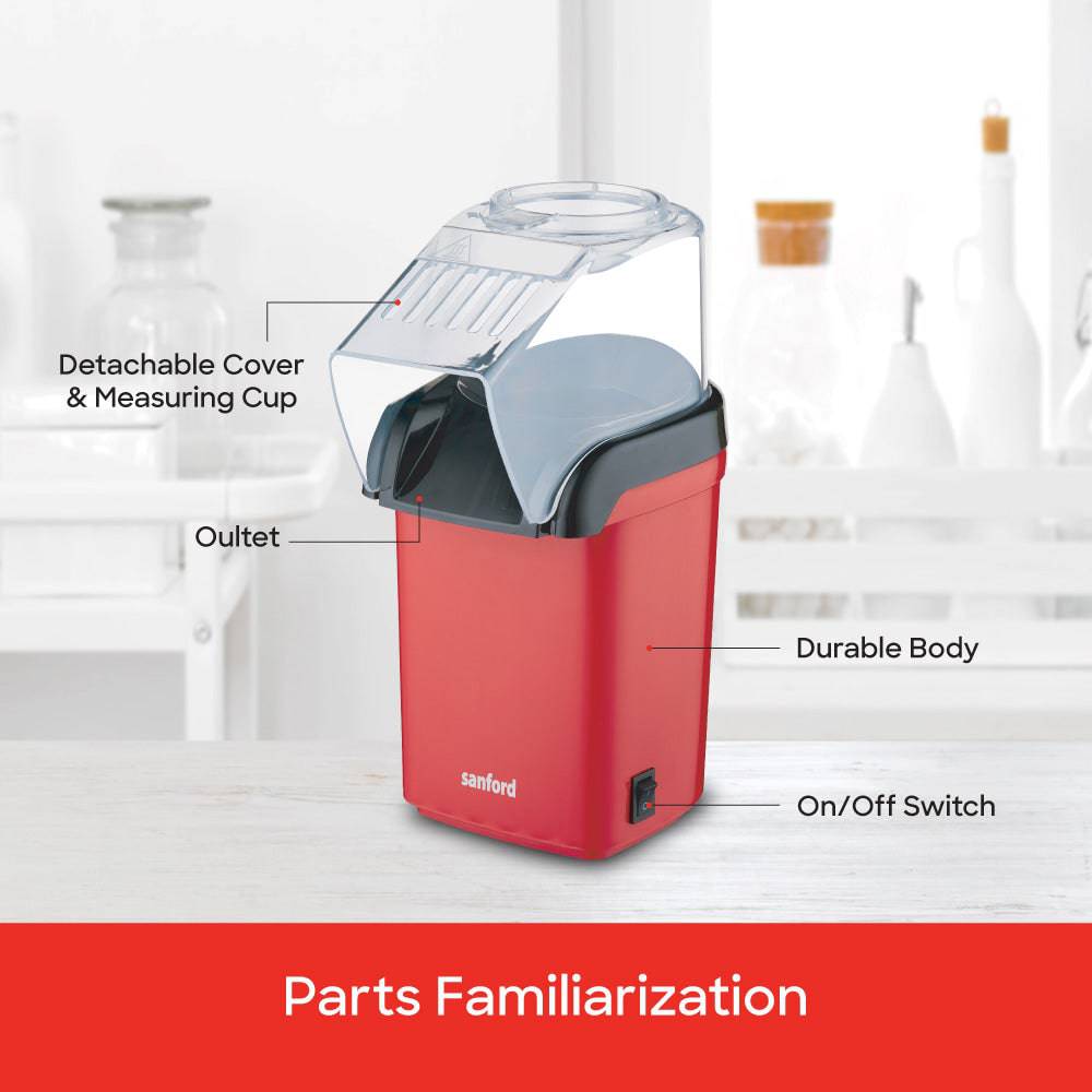 Sanford Electrical Hot Air Popcorn Maker | SF1377PM - SANFORD MIDDLE EAST DWC L.L.C