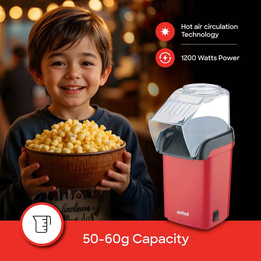 Sanford Electrical Hot Air Popcorn Maker | SF1377PM - SANFORD MIDDLE EAST DWC L.L.C