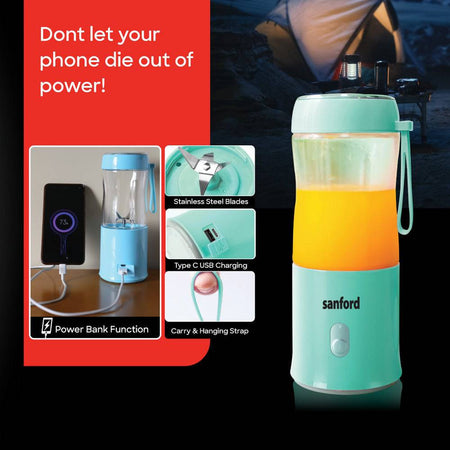 SF6810BR-380ML Rechargeable Blender - SANFORD MIDDLE EAST DWC L.L.C