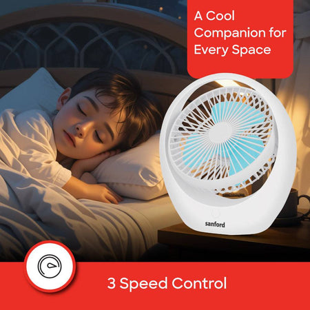 Sanford Rechargeable Fan | SF6658RTF - SANFORD MIDDLE EAST DWC L.L.C