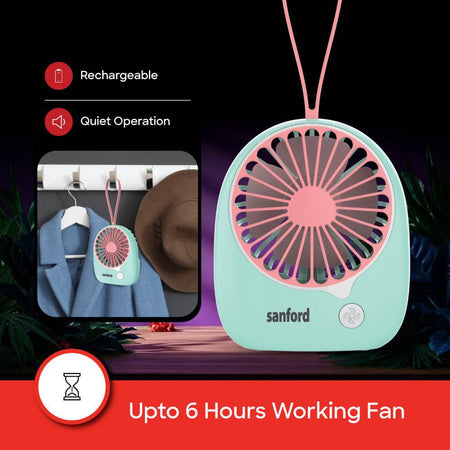 Sanford Rechargeable Mini Fan  | SF6653MFN - SANFORD MIDDLE EAST DWC L.L.C
