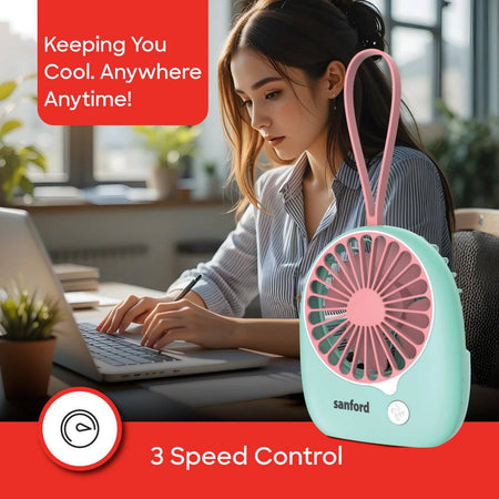Sanford Rechargeable Mini Fan  | SF6653MFN - SANFORD MIDDLE EAST DWC L.L.C