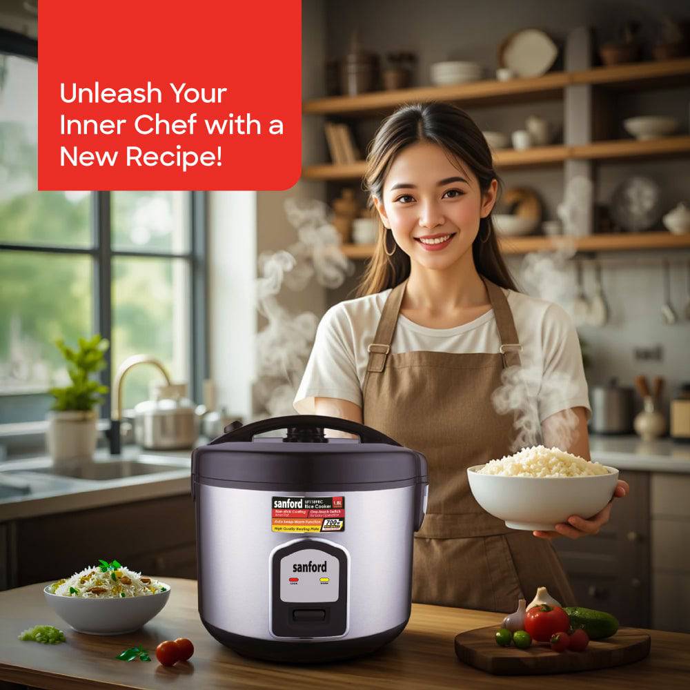 Sanford 1.8L Electric Rice Cooker | SF1189RC - SANFORD MIDDLE EAST DWC L.L.C