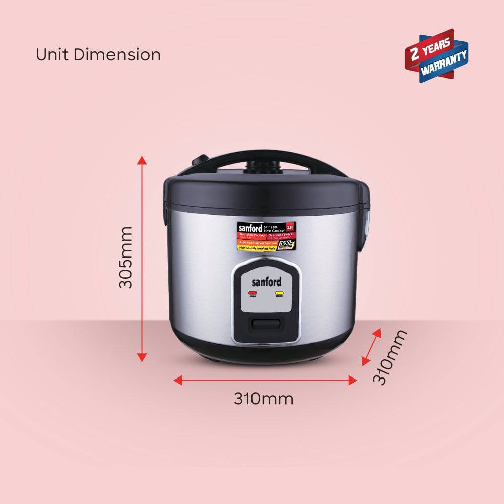 Sanford 2.8L Electric Rice Cooker | SF1196RC - SANFORD MIDDLE EAST DWC L.L.C
