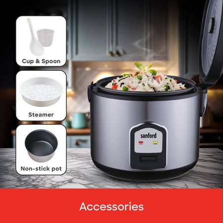 Sanford 2.8L Electric Rice Cooker | SF1196RC - SANFORD MIDDLE EAST DWC L.L.C