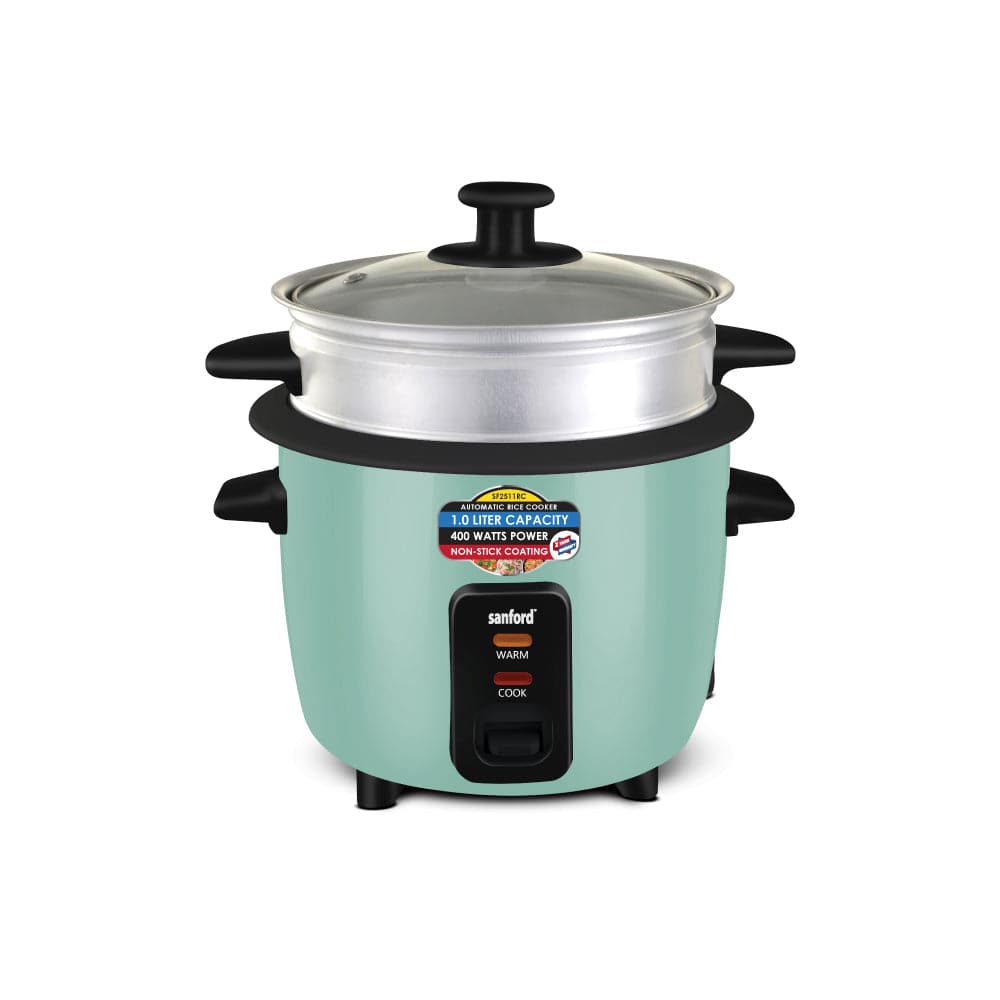 Sanford 1.0L Electric Rice Cooker With Steamer | SF2511RC - SANFORD MIDDLE EAST DWC L.L.C