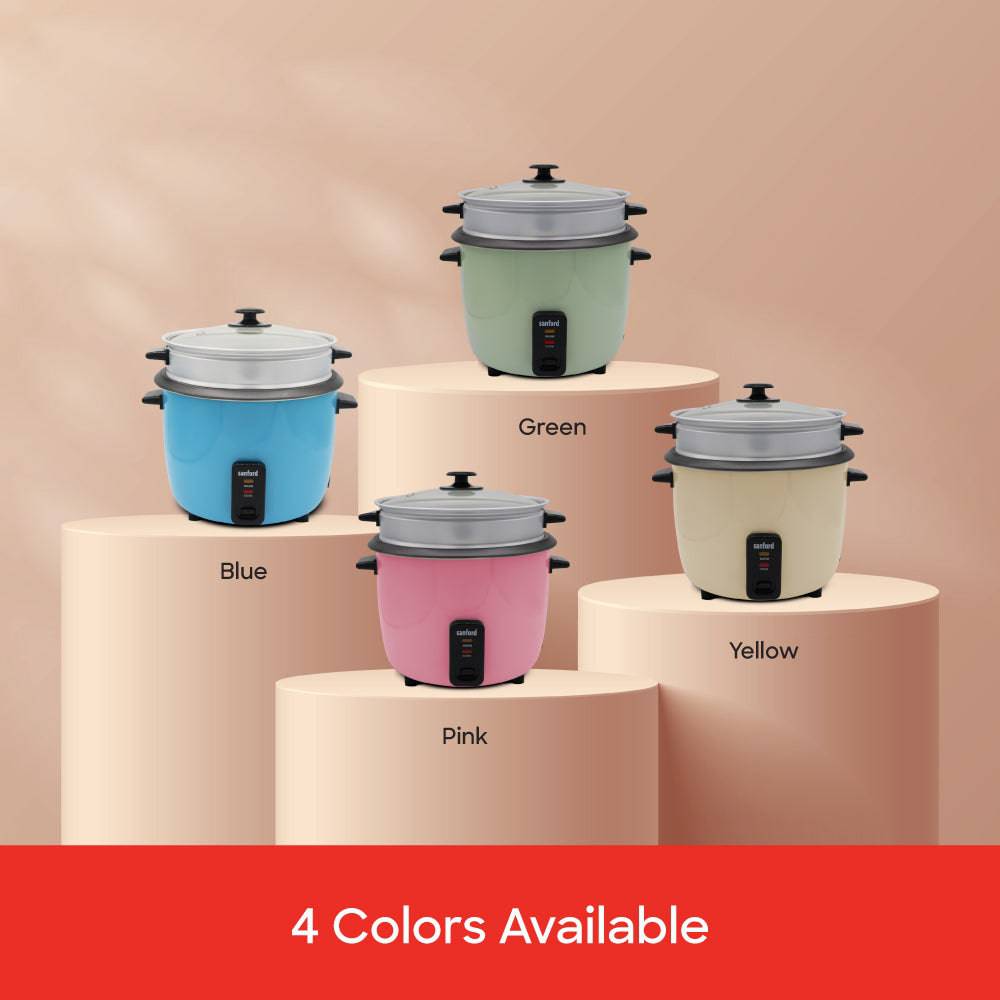 Sanford 2.2L Electric Rice Cooker With Steamer | SF1190RC - SANFORD MIDDLE EAST DWC L.L.C