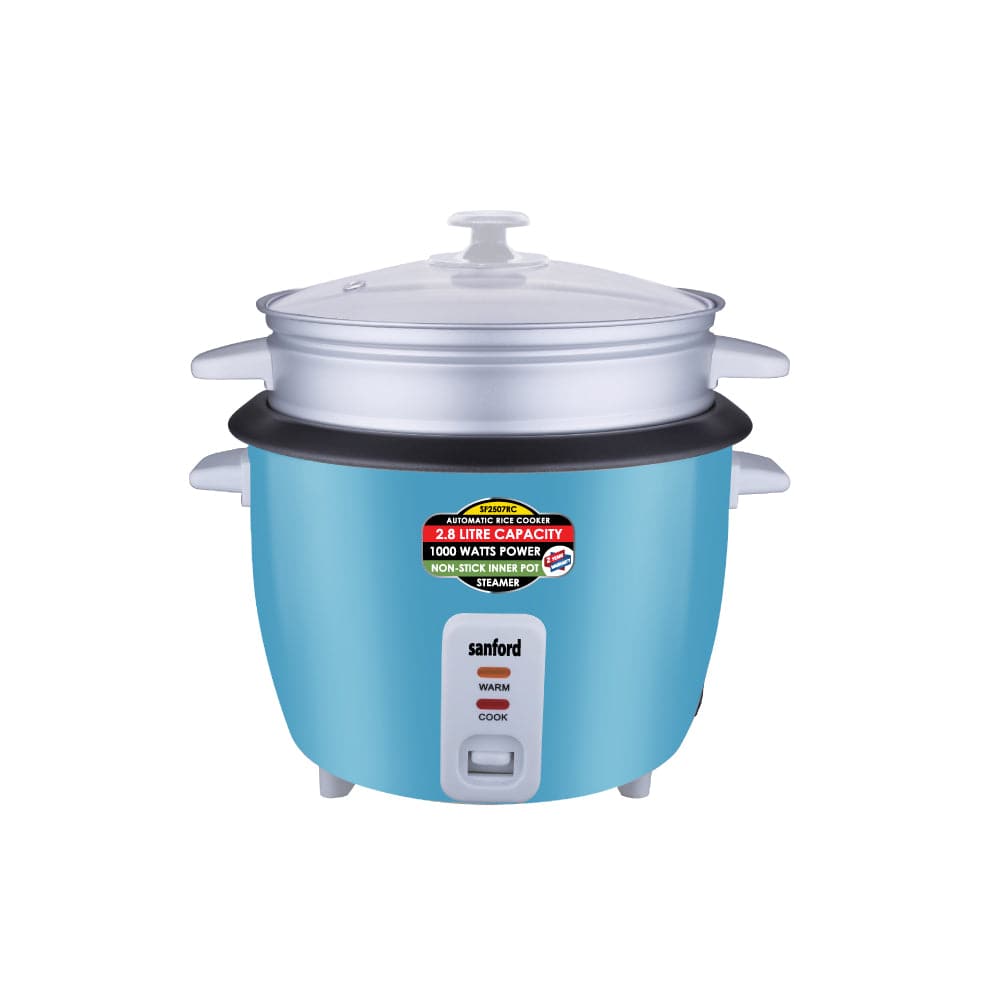 Sanford 2.8L Electric Rice Cooker With Steamer | SF2507RC - SANFORD MIDDLE EAST DWC L.L.C