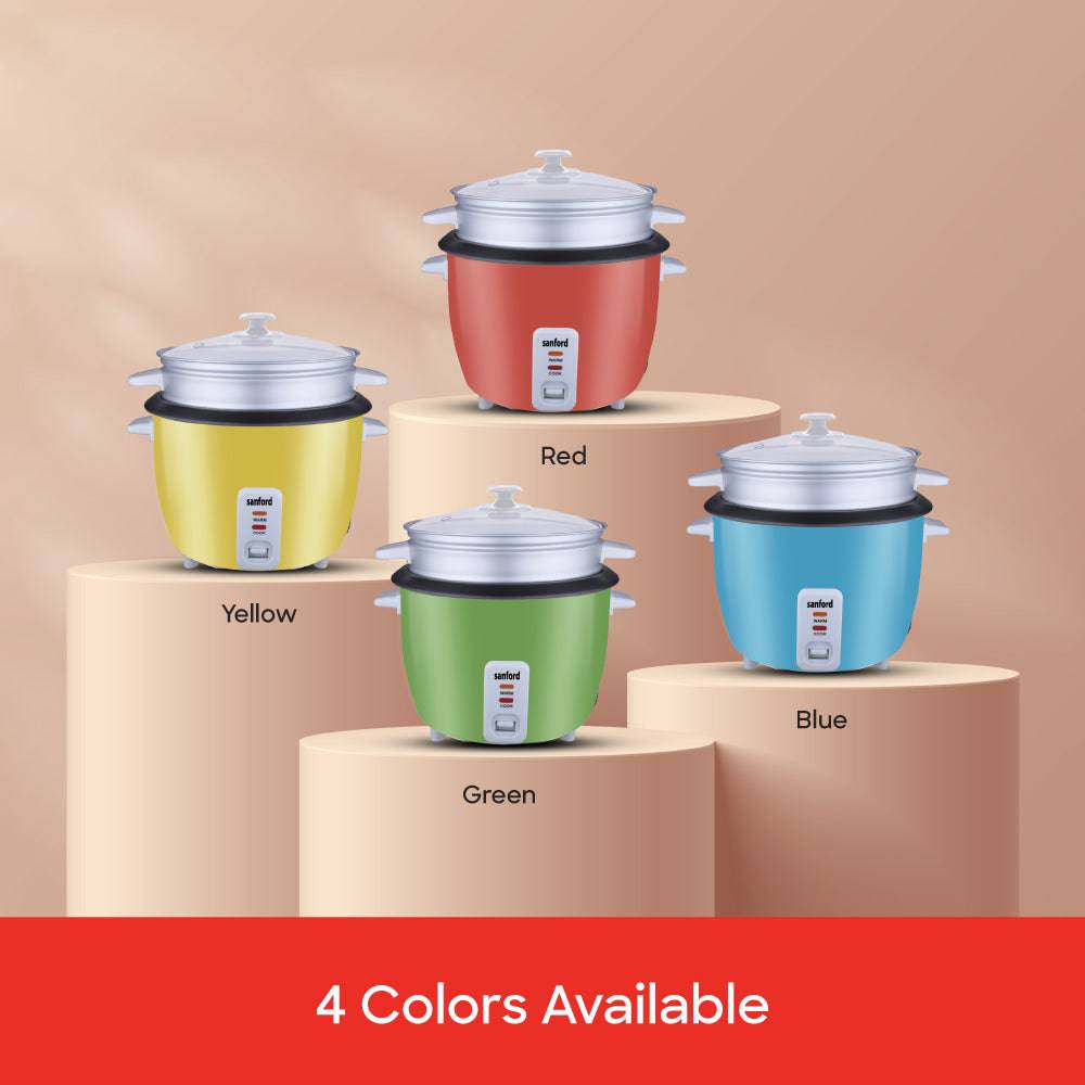 Sanford 2.8L Electric Rice Cooker With Steamer | SF2507RC - SANFORD MIDDLE EAST DWC L.L.C