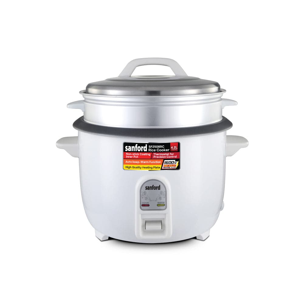 Sanford 4.2L Electric Rice Cooker With Steamer | SF2508RC - SANFORD MIDDLE EAST DWC L.L.C