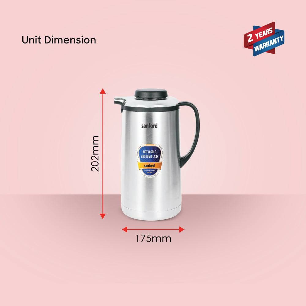 Sanford 1.0L Stainless Steel Vacuum Flask | SF161SVF - SANFORD MIDDLE EAST DWC L.L.C