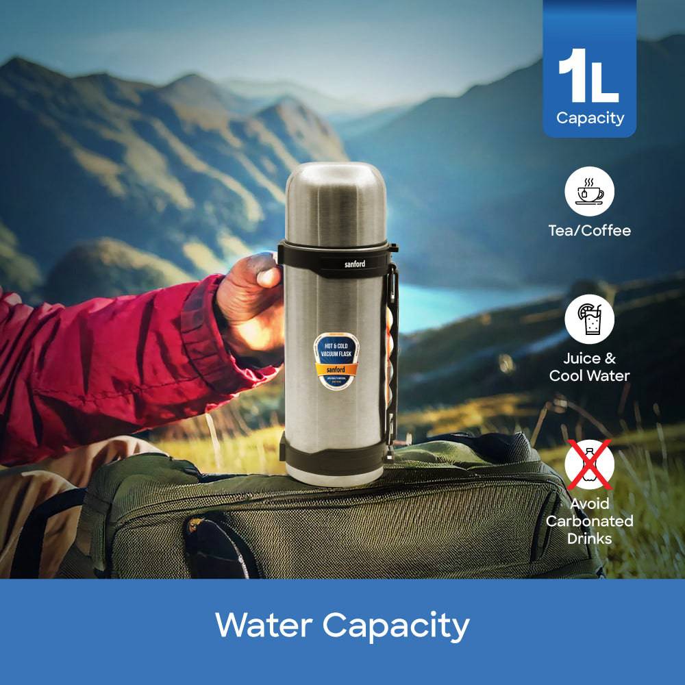 Sanford 1.0L Stainless Steel Vacuum Flask | SF1634SVF - SANFORD MIDDLE EAST DWC L.L.C