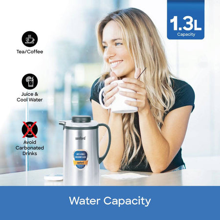 Sanford 1.3L Stainless Steel Vacuum Flask | SF162SVF - SANFORD MIDDLE EAST DWC L.L.C