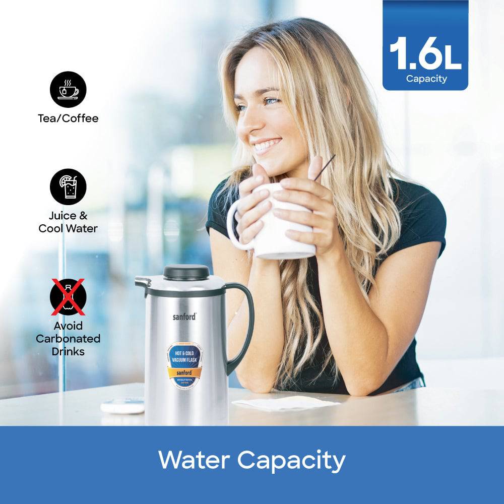Sanford 1.6L Stainless Steel Vacuum Flask | SF163SVF - SANFORD MIDDLE EAST DWC L.L.C