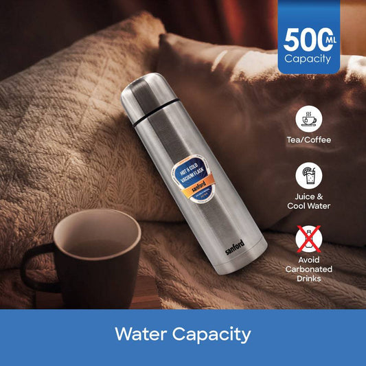 Sanford 500 ml Stainless Steel Vacuum Flask | SF172SVF - SANFORD MIDDLE EAST DWC L.L.C
