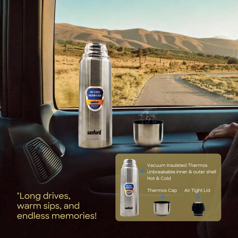 Sanford 500 ml Stainless Steel Vacuum Flask | SF172SVF - SANFORD MIDDLE EAST DWC L.L.C