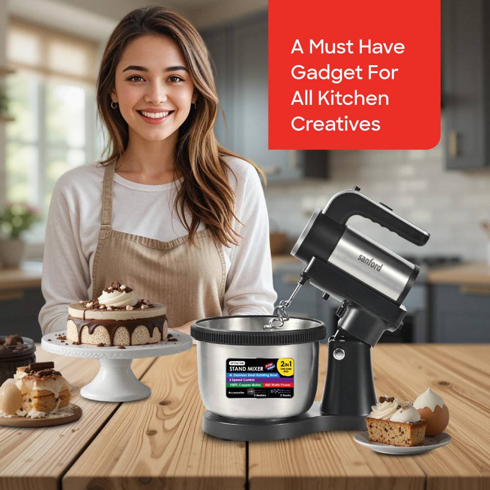 Sanford Multifunctional 4.0L Stand Mixer | SF1361SM - SANFORD MIDDLE EAST DWC L.L.C