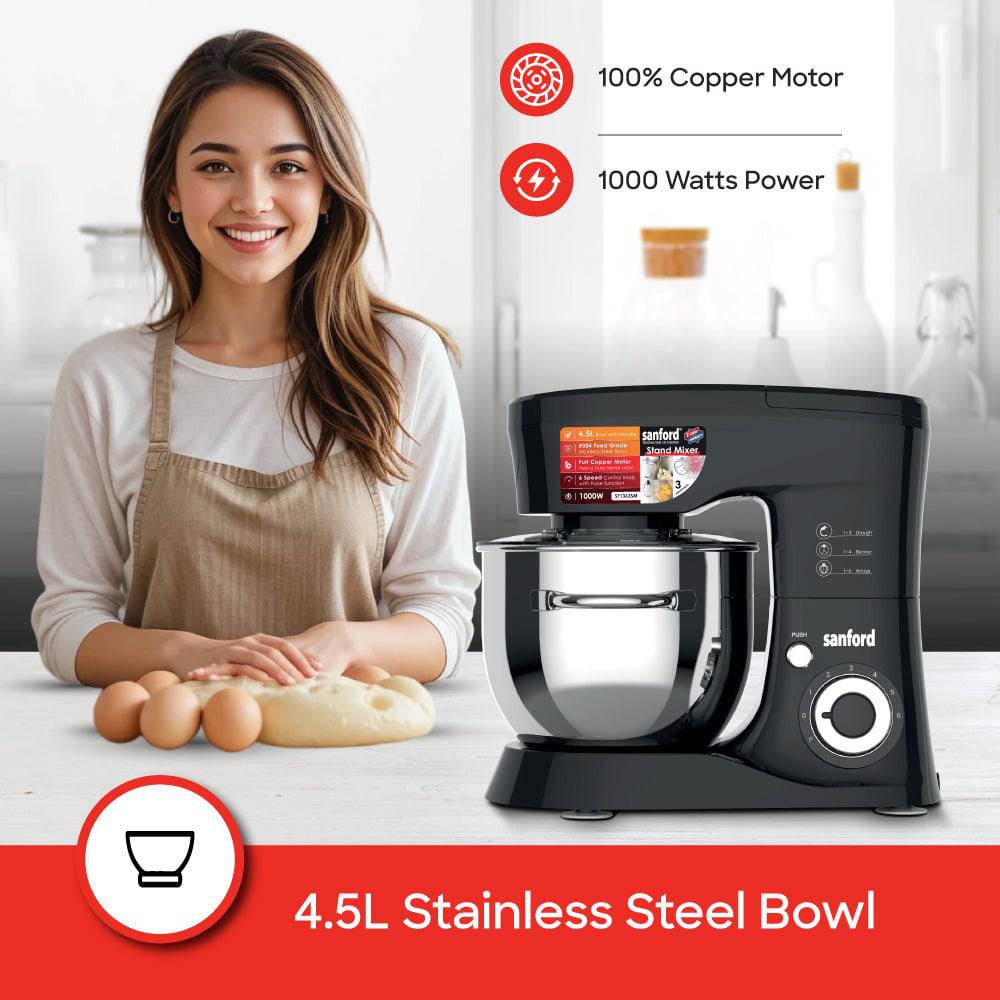 Sanford Multifunctional 4.5L Stand Mixer | SF1362SM - SANFORD MIDDLE EAST DWC L.L.C
