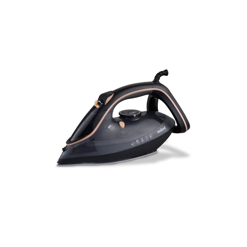 Sanford 3500 Watts Power Ceramic Coated Steam Iron with Anti-Drip and Self-Cleaning |SF64CSI - SANFORD MIDDLE EAST DWC L.L.C